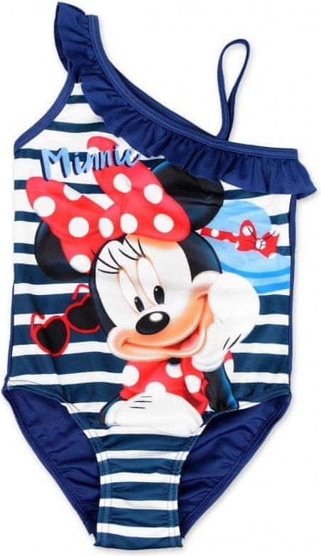 SETINO Dívčí jednodílné plavky Minnie Mouse - modrá - 116 / 5–6 let - obrázek 1