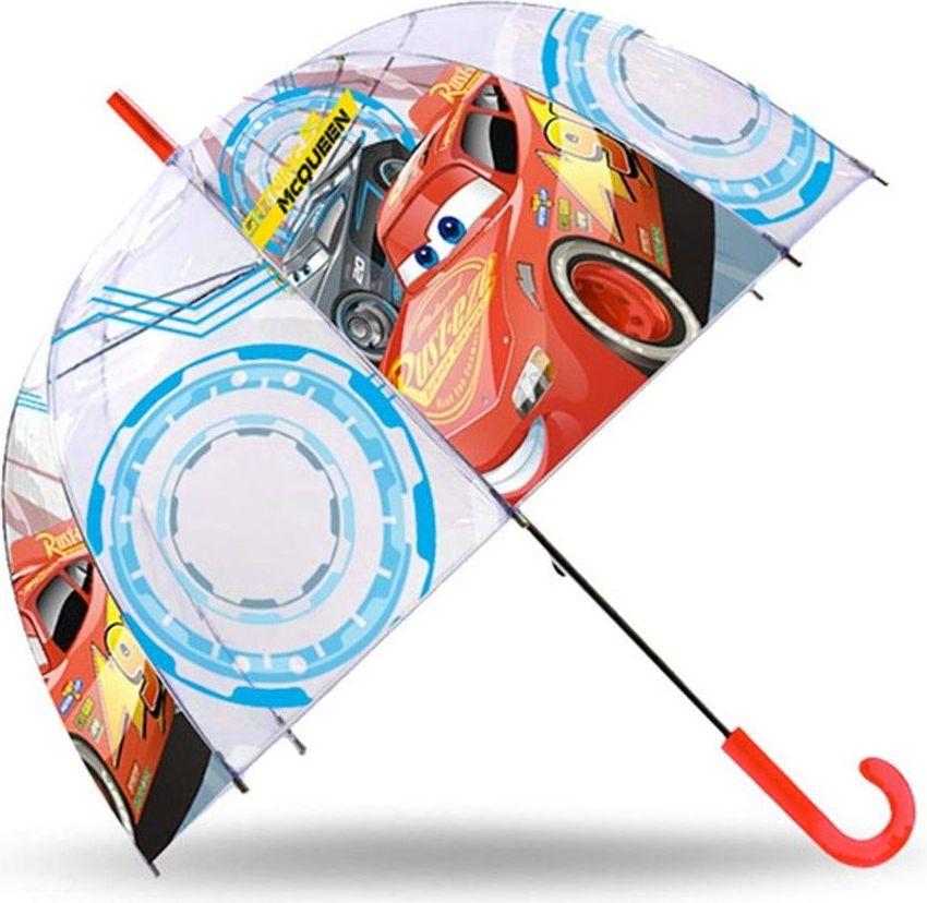 Deštník Cars 3 transparentní ve tvaru zvonu - obrázek 1