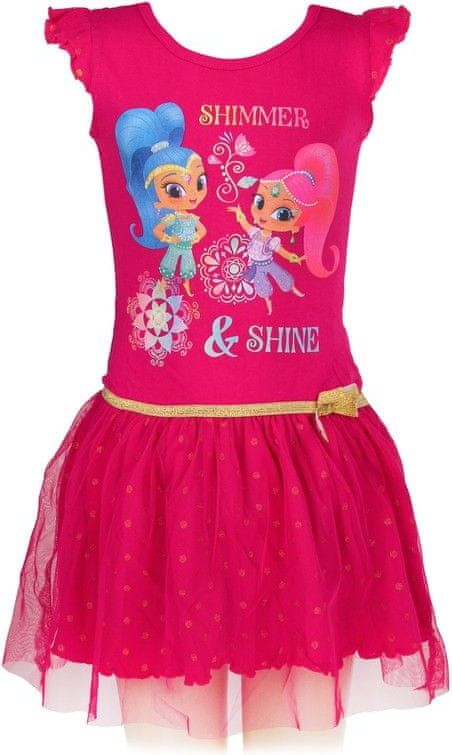 SETINO Dětské šaty Shimmer and Shine - růžová - 98 / 2–3 let - obrázek 1