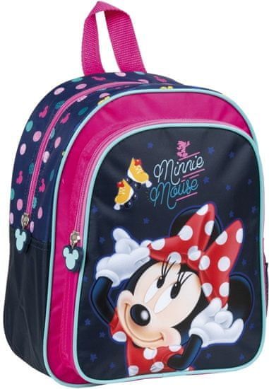 Derform Dětský batoh Minnie Mouse 29cm modrý - obrázek 1