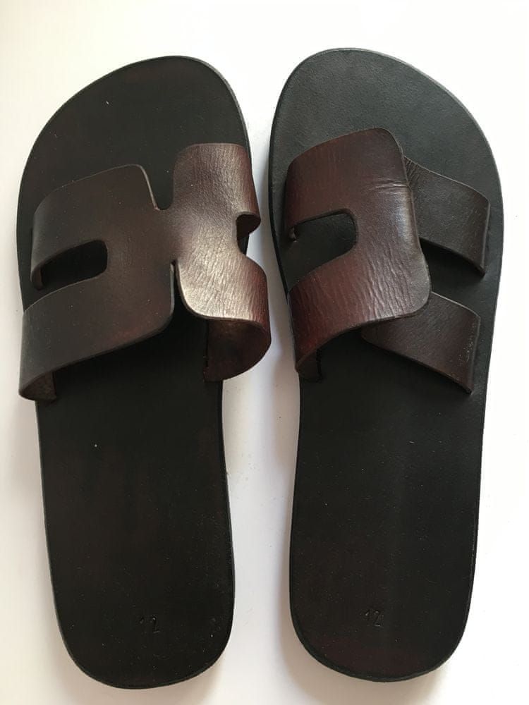 DahicanCZ Kvalitní kožené pantofle velikost EU 44,5 - obrázek 1