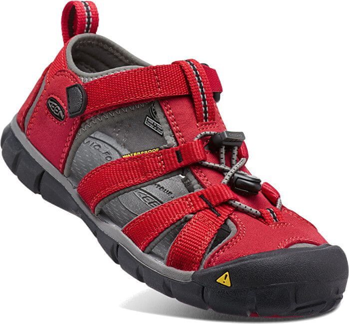 KEEN Dětské sandále SEACAMP II CNX KIDS 1014470 racing red/gargoyle (Velikost 31) - obrázek 1
