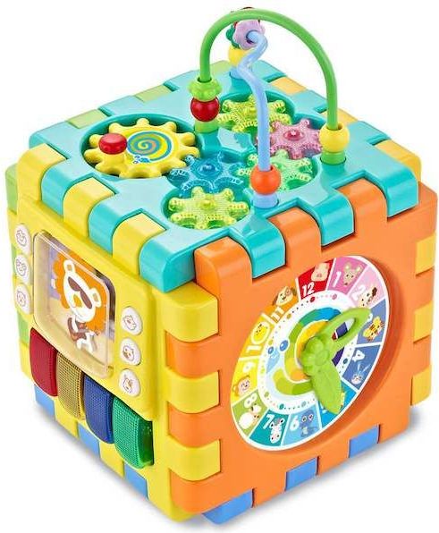 Interaktivní hrající kostka BabyMix Multicolor - obrázek 1