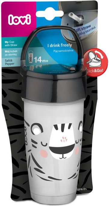 Lovi můj hrníček se slámkou Salt &Pepper Active 350 ml 35/357 - obrázek 2