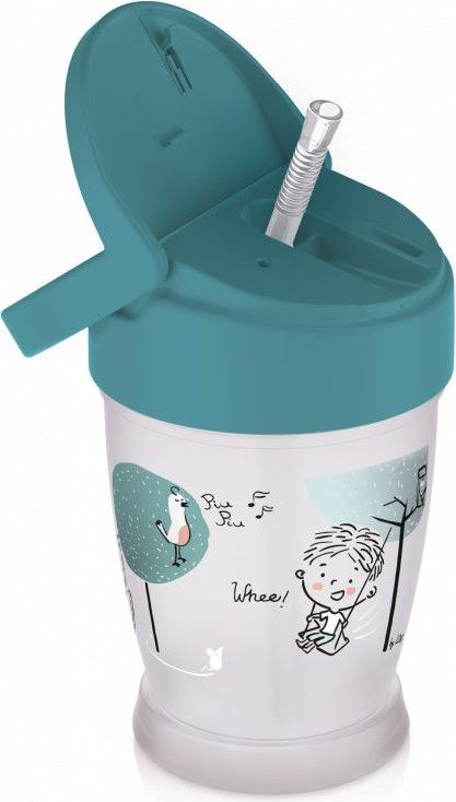 Lovi hrníček se slámkou Lovely Junior 250 ml kluk 35/354BOY - obrázek 1