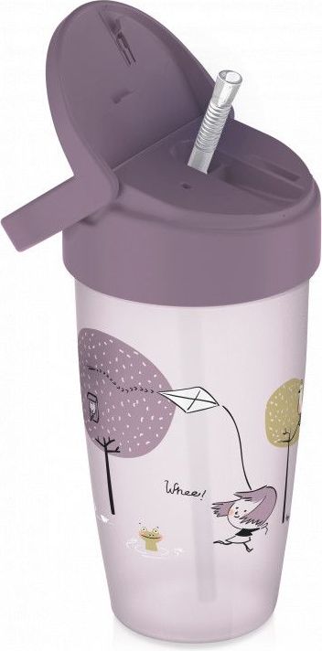 Lovi hrníček se slámkou Lovely Active 350 ml holka 35/355GIRL - obrázek 1