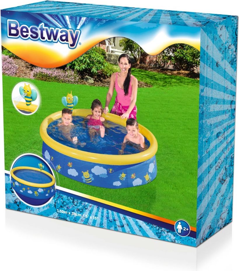 Bestway  Dětský nafukovací bazén 152x38cm včelky - obrázek 1