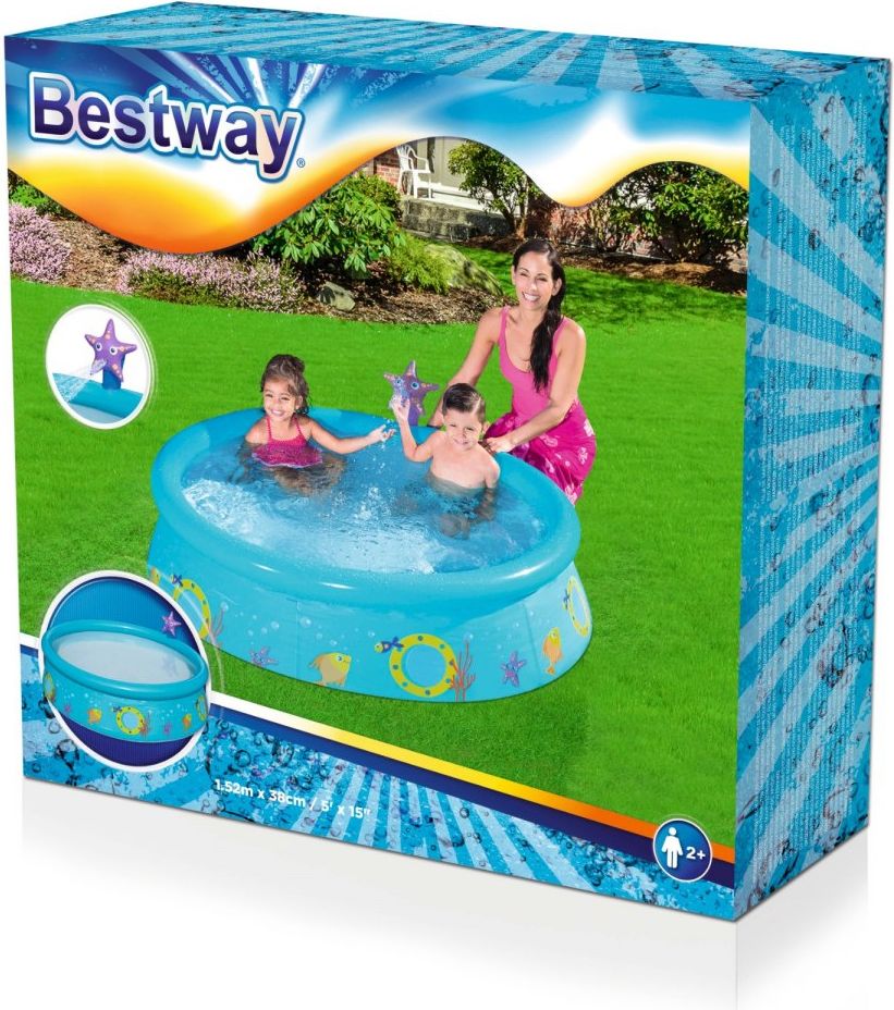 Bestway  Dětský nafukovací bazén 152x38cm rybičky - obrázek 1