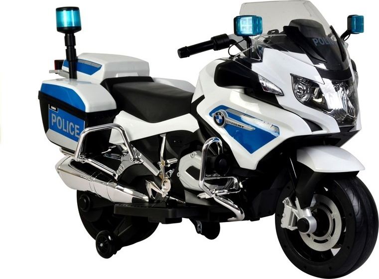 Mamido  Elektrická motorka BMW R1200 Policie bílá - obrázek 1