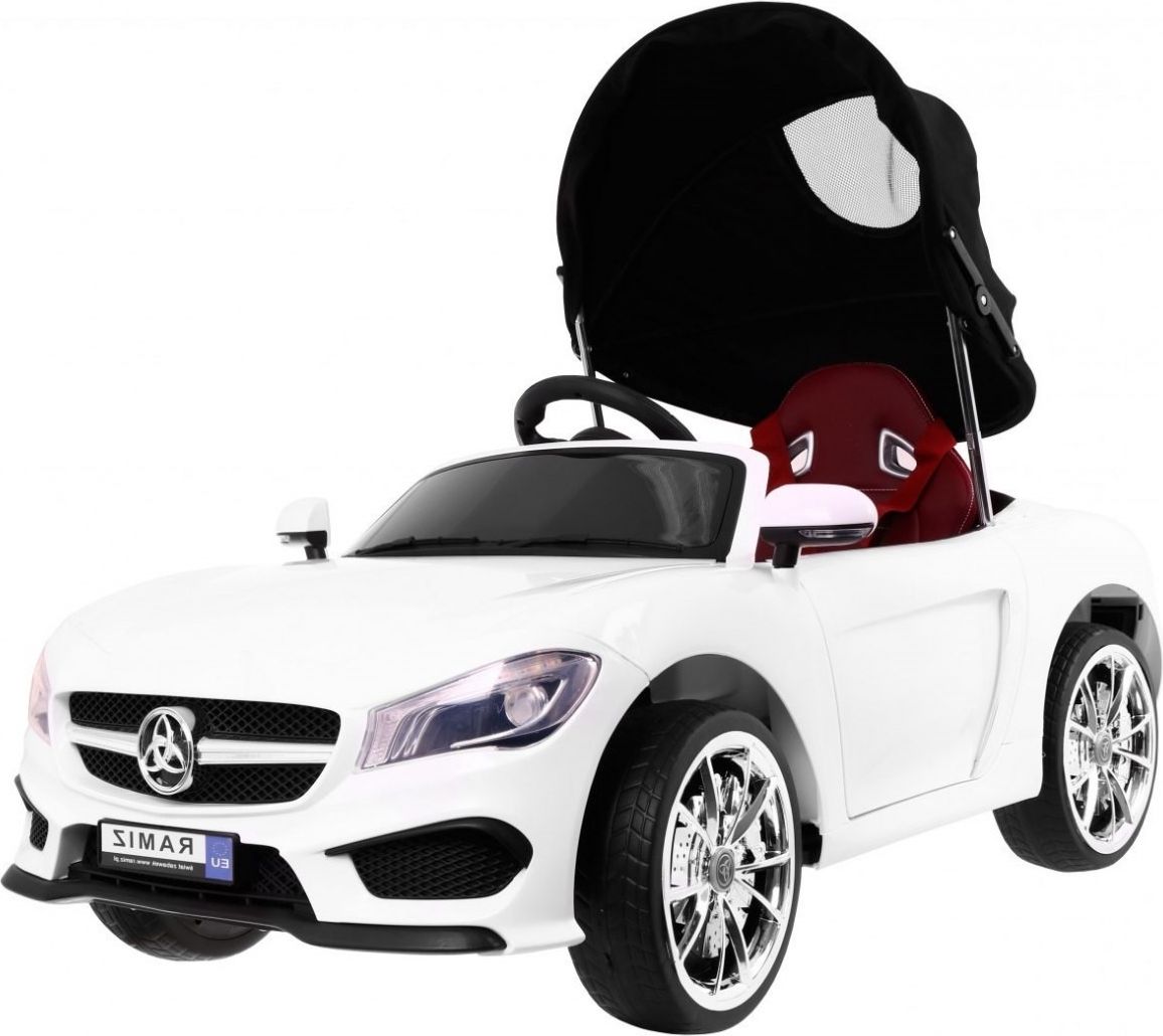 Mamido  Dětské elektrické auto se stříškou Roadster bílé - obrázek 1