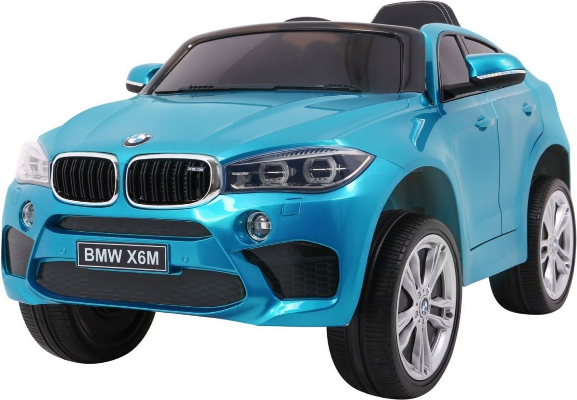Mamido  Elektrické autíčko BMW X6M lakované modré - obrázek 1
