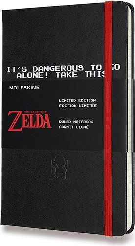 Moleskine Zápisník The Legend of Zelda - tvrdé desky L, linkovaný, černý - obrázek 1