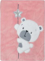 Dětská deka microplyš - CUTE DARLING růžová - Koala - obrázek 1