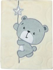Dětská deka microplyš - CUTE DARLING smetanová - Koala - obrázek 1