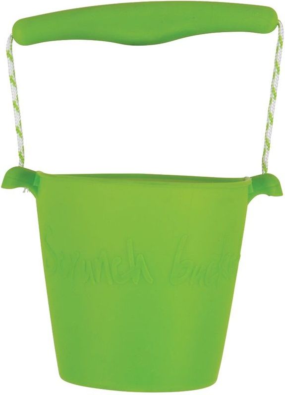 Scrunch silikonový kbelíček světle zelený - obrázek 1