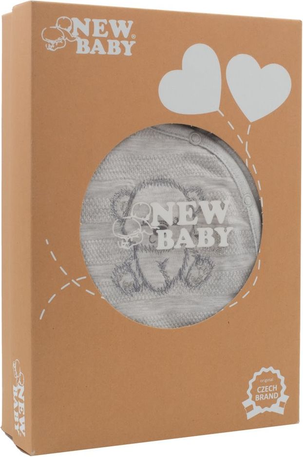 Kojenecká soupravička do porodnice New Baby Sweet Bear Varianta: šedá/50 - obrázek 67
