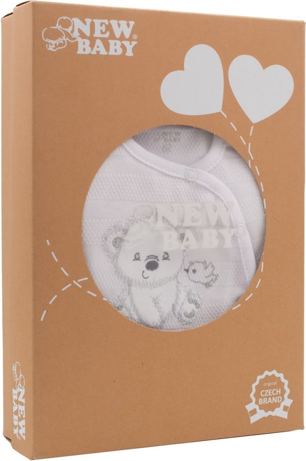 Kojenecká soupravička do porodnice New Baby Sweet Bear Varianta: šedá/50 - obrázek 107