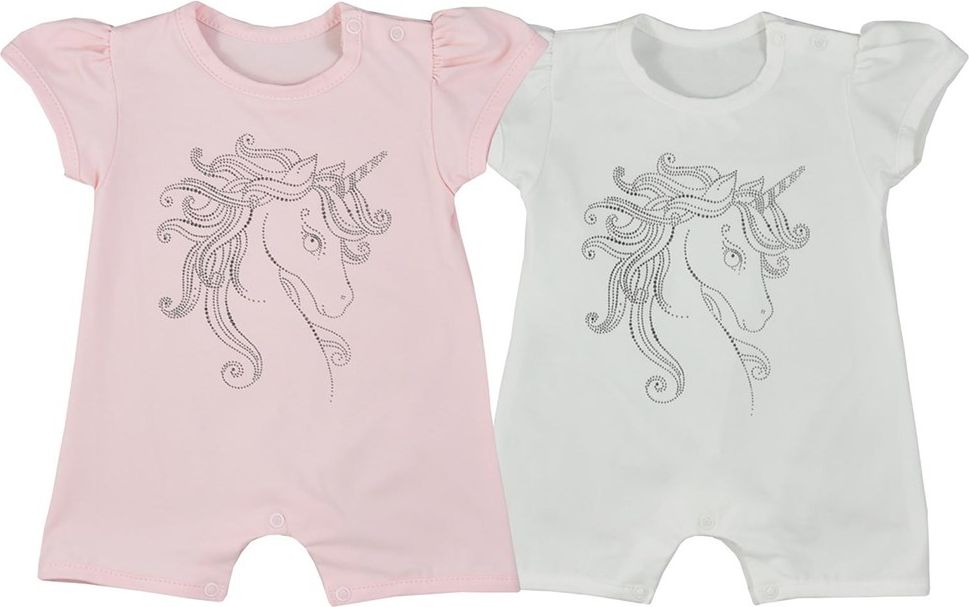 Kojenecký letní overal Koala Unicorn Summer Varianta: bílá/62 (3-6m) - obrázek 10