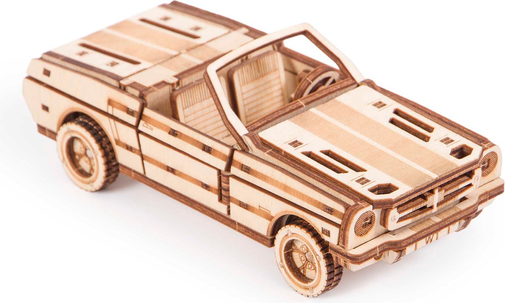 Wood Trick  "Kabriolet" - 3D dřevěné mechanické puzzle - obrázek 1