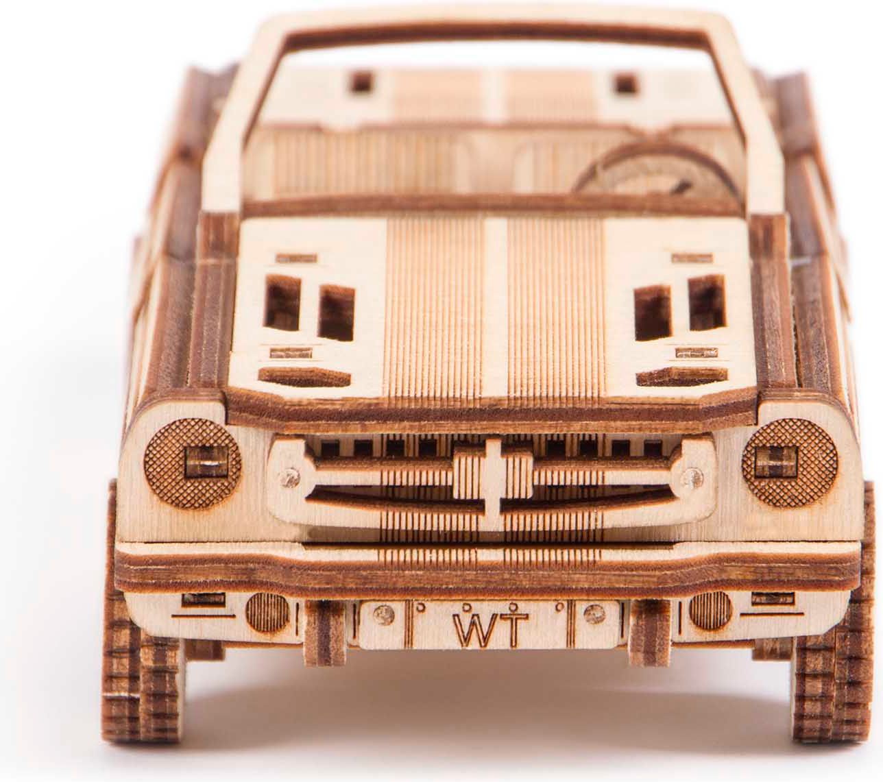 Wood Trick  "Kabriolet" - 3D dřevěné mechanické puzzle - obrázek 5