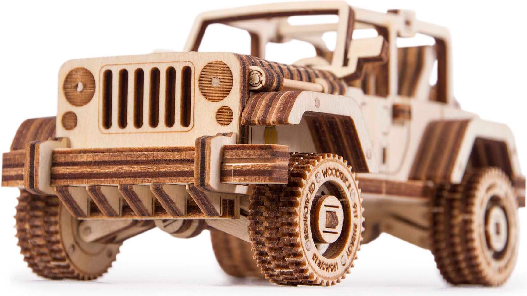 Wood Trick  "Safari auto" - 3D dřevěné mechanické puzzle - obrázek 2