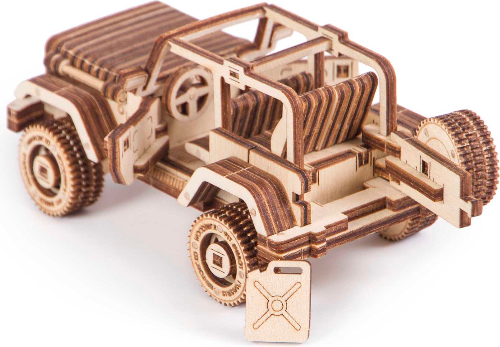 Wood Trick  "Safari auto" - 3D dřevěné mechanické puzzle - obrázek 4