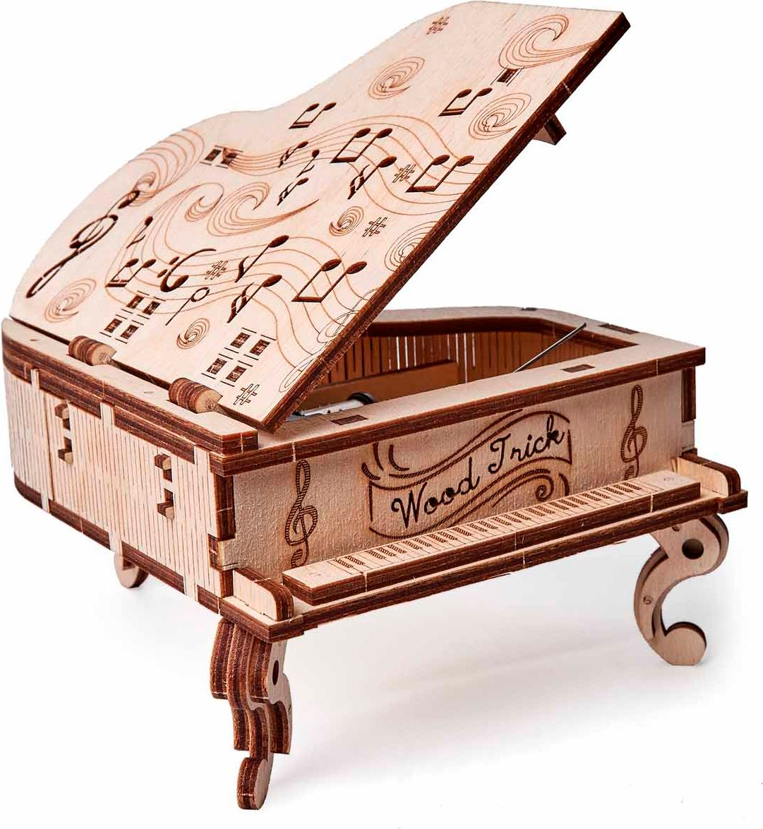 Wood Trick  "Grand Piano" - 3D dřevěné mechanické puzzle - obrázek 1