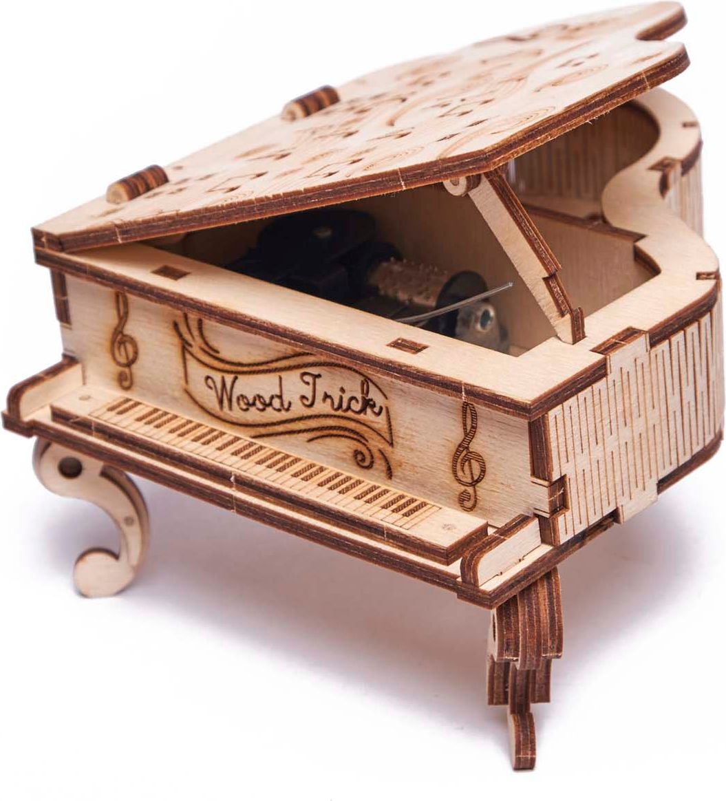 Wood Trick  "Grand Piano" - 3D dřevěné mechanické puzzle - obrázek 2