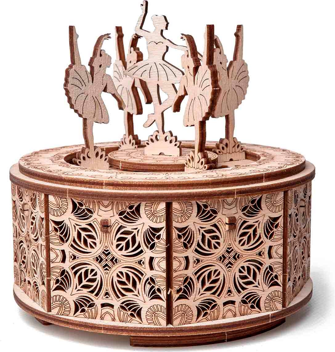Wood Trick  "Tančící baletky" - 3D dřevěné mechanické puzzle - obrázek 1