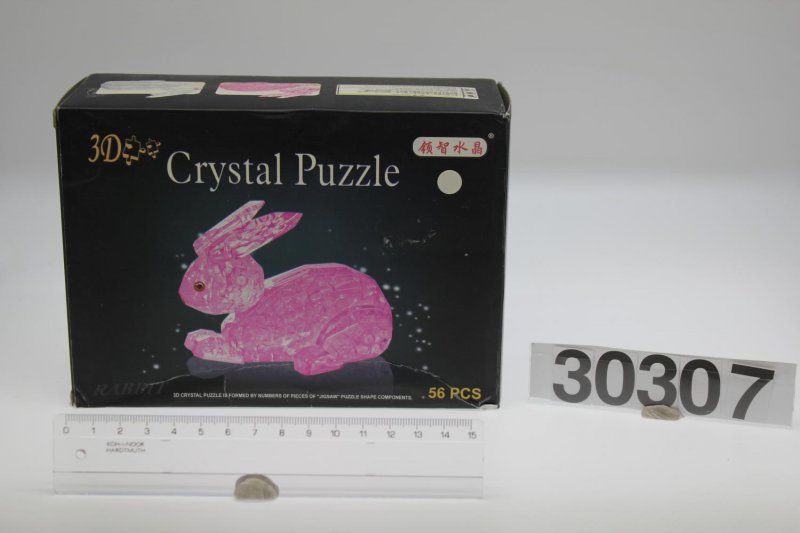 3d crystal králík 56 dílků - obrázek 1