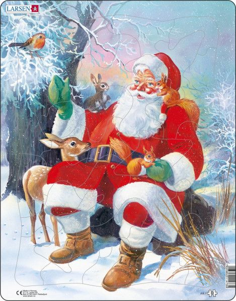 Larsen Puzzle Santa Claus 32 dílků - obrázek 1