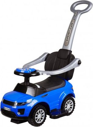 Dětské hrající jezdítko 3v1 Bayo Sport Car blue, Modrá - obrázek 1
