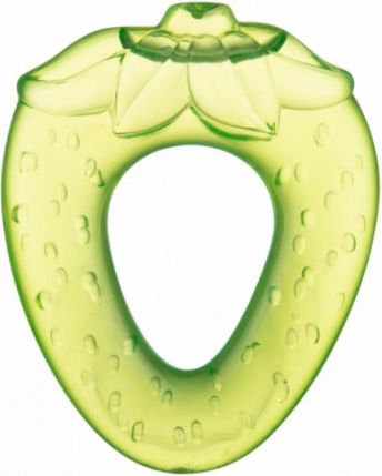 Kousátko vodní, chladící Canpol Babies - Jahoda - zelené - obrázek 1
