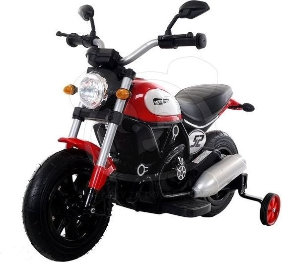 Dětská elektrická motorka Shadow - červená - obrázek 8