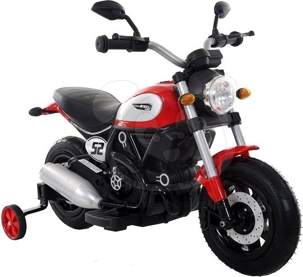 Dětská elektrická motorka Shadow - modrá - obrázek 6