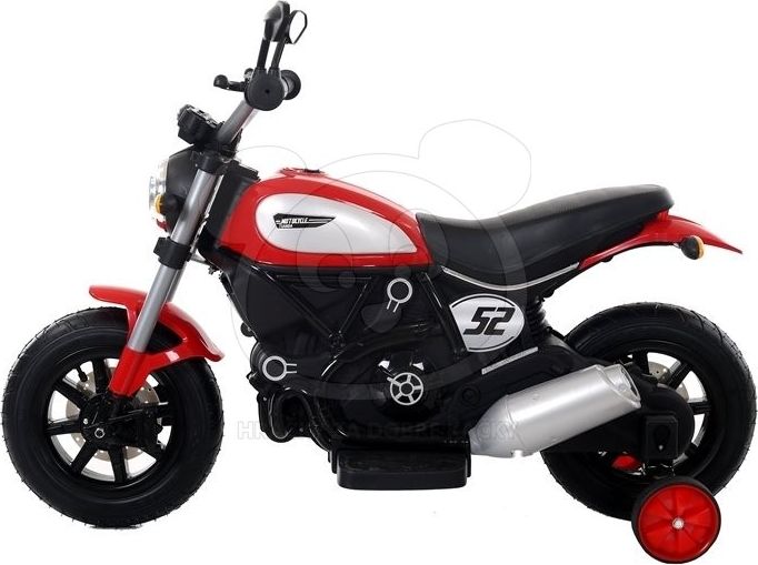 Dětská elektrická motorka Shadow - modrá - obrázek 7