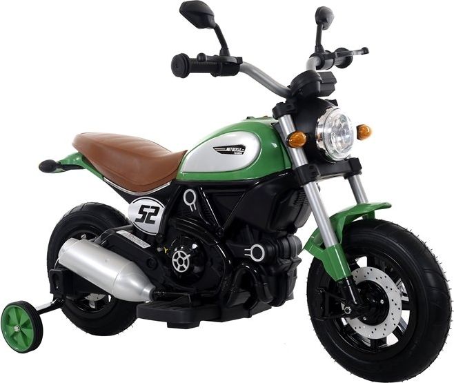 Dětská elektrická motorka Shadow - oranžová - obrázek 2