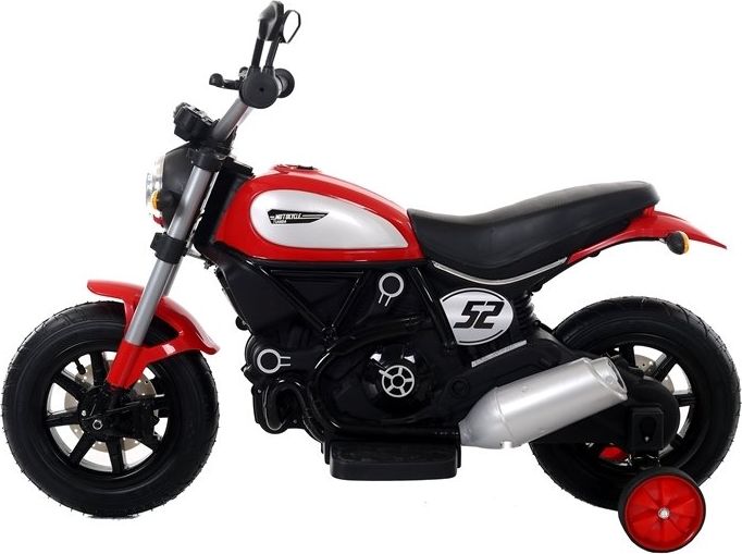 Dětská elektrická motorka Shadow - oranžová - obrázek 7