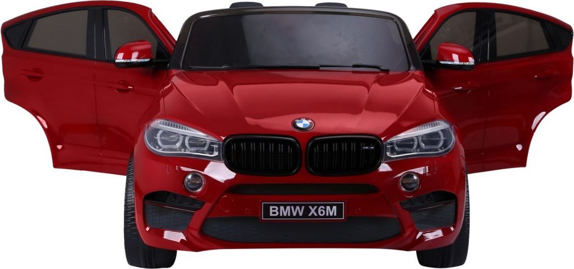 Elektrické autíčko BMW X6 M, 2 místné lakované - červené - obrázek 6