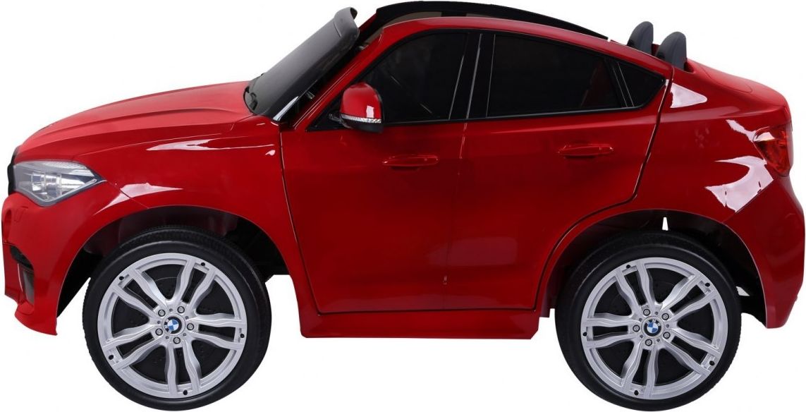 Elektrické autíčko BMW X6 M, 2 místné lakované - červené - obrázek 10