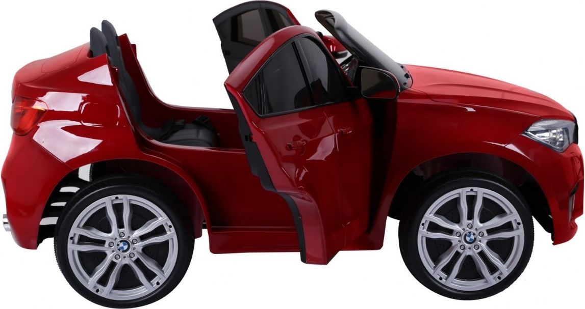 Elektrické autíčko BMW X6 M, 2 místné lakované - červené - obrázek 15