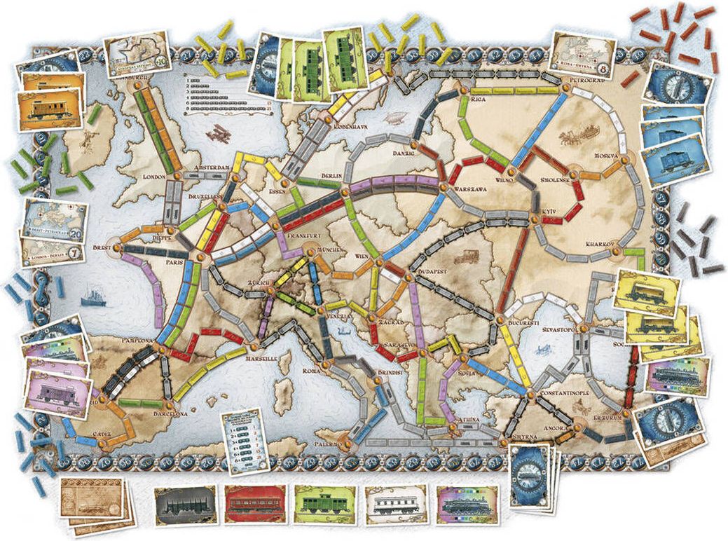 Days of Wonder Zug um Zug: Europa (Ticket to Ride Europe, DE) - obrázek 2