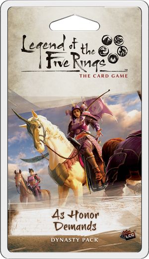 FFG Legend of the Five Rings LCG: As Honor Demands Dynasty Pack - obrázek 1