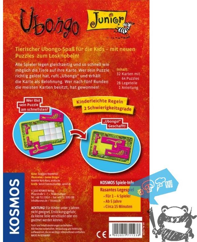 KOSMOS Ubongo Junior - Mitbringspiel (Cestovní) DE - obrázek 2