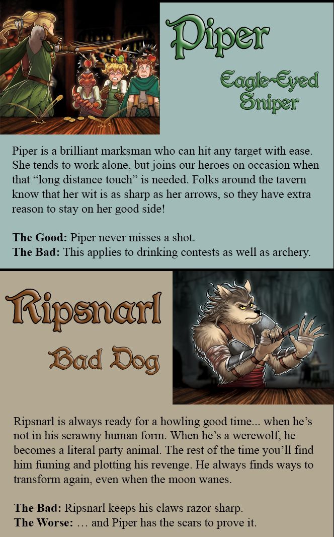Slug Fest Games Red Dragon Inn: Allies - Piper vs. Ripsnarl - obrázek 2