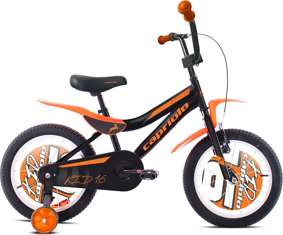 Capriolo Kid 16" - model 2020 černo-oranžová - obrázek 1