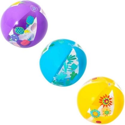 Bestway Nafukovací míč DESIGNER - mix 3 druhy, 51cm - obrázek 1