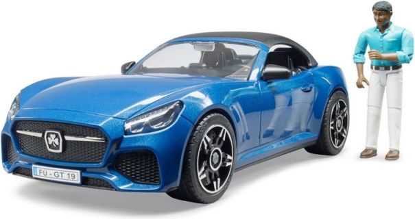 Bruder 3481 Sportovní auto Dodge s figurkou - obrázek 2