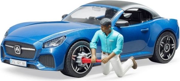Bruder 3481 Sportovní auto Dodge s figurkou - obrázek 3