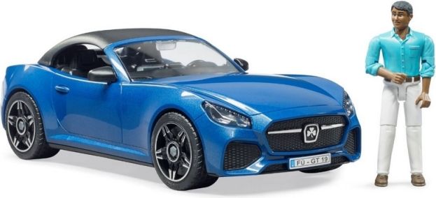 Bruder 3481 Sportovní auto Dodge s figurkou - obrázek 6